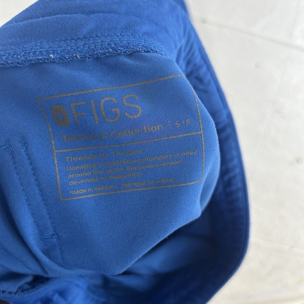 FIGS Technical Collection Zamora Jogger Scrub Pants Womens Blue - Picture 4 of 11